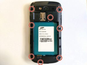 آموزش تصویری تعمیر قاب Samsung Galaxy S Blaze