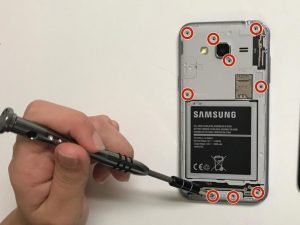آموزش تصویری تعمیر جک هدفون Samsung Galaxy J3