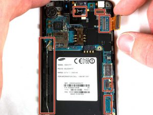 راهنمای تصویری تعویض پورت میکرو Samsung Galaxy S II USB