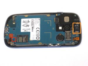 راهنمای تصویری تعمیر دوربین جلو Samsung Galaxy SIII Mini VE