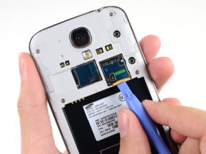 راهنمای تصویری تعمیر سیم کارت Samsung Galaxy S4