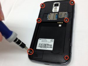 راهنمای تصویری تعمیر دکمه کنترل صدا Samsung Galaxy S II T989