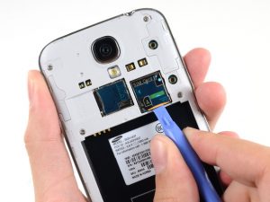 راهنمای تصویری تعمیر سیم کارت Samsung Galaxy S4