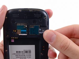 راهنمای تصویری تعمیر کارت میکرو Samsung Galaxy S III SD