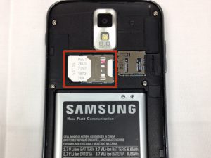 تعویض سیم کارت Samsung Galaxy S II T989